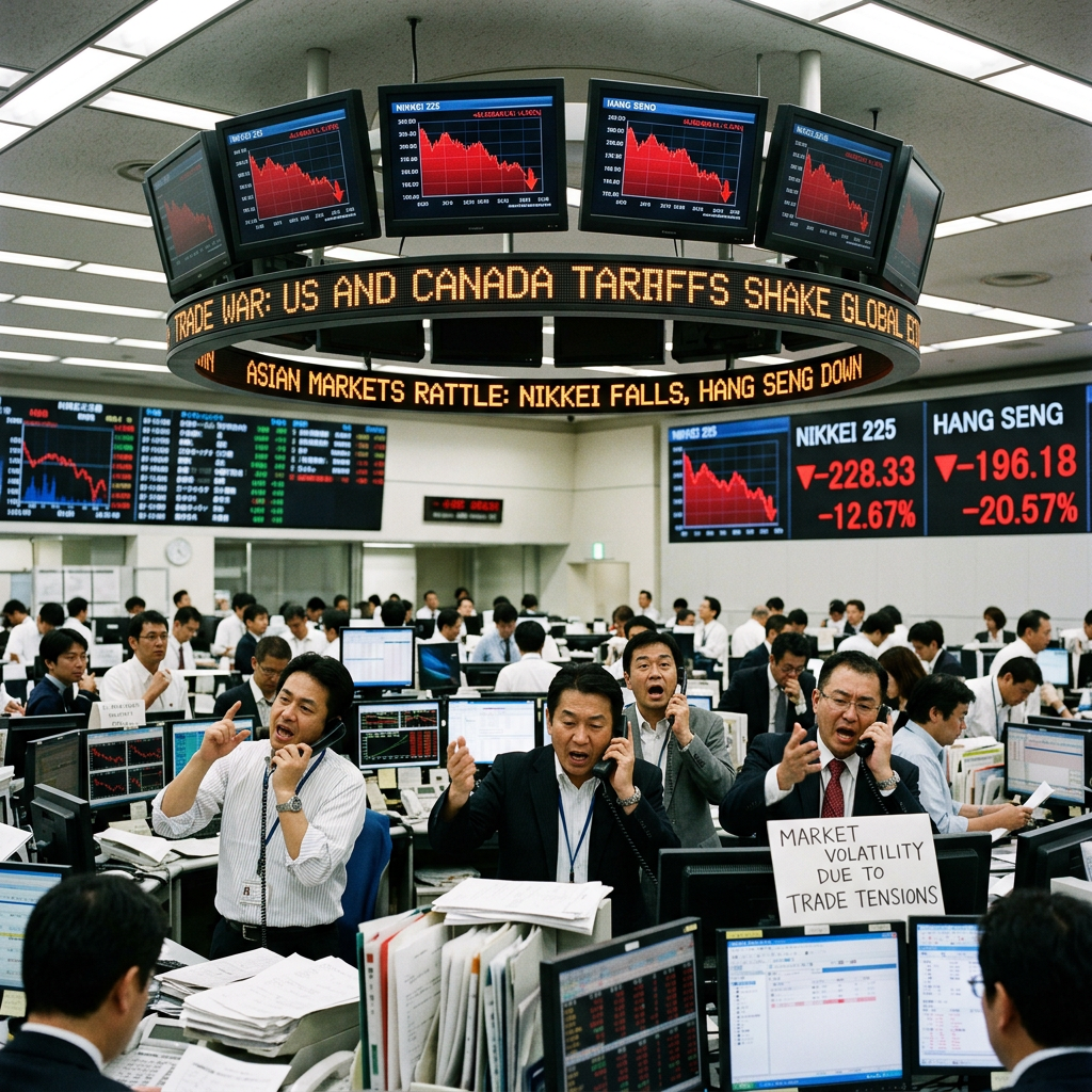 US-Canada trade war rattles Asian markets | The World | ABC NEWS