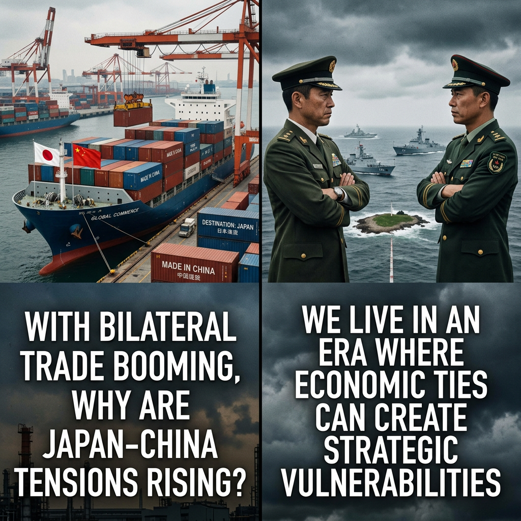 With bilateral trade booming, why are Japan-China tensions rising?
