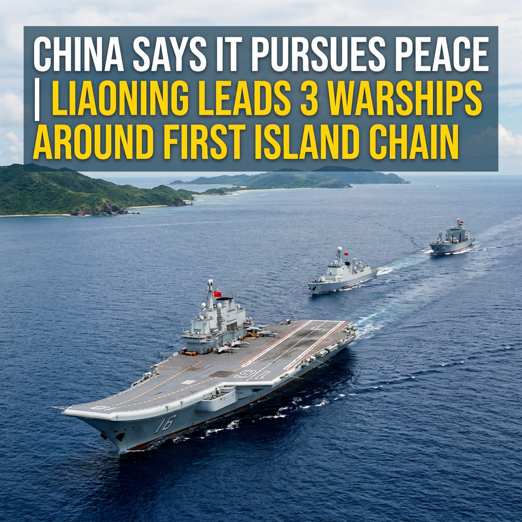 Interview with Taiwan Talks on October 16th, 2026 on “China Says It Pursues Peace | Liaoning Leads 3 Warships Around First Island Chain”